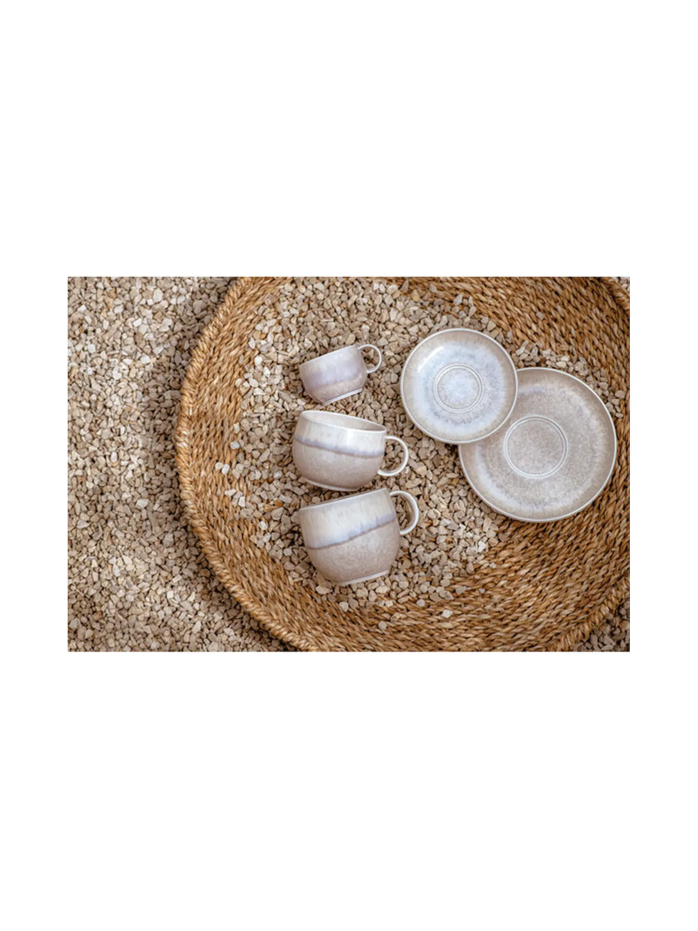 LIKE BY VILLEROY & BOCH | Kaffeeuntertasse 16cm Perlemor Sand | 